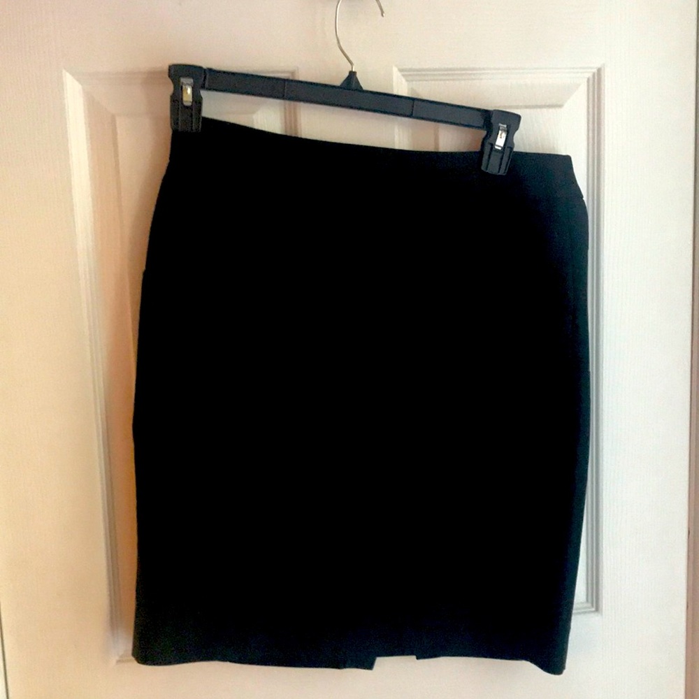 J. Crew Black Pencil Skirt, Size 8